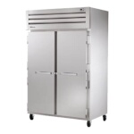 True STG2F-2S-HC - Freezer, two-section, -10°F, (2) solid doors, stainless steel front